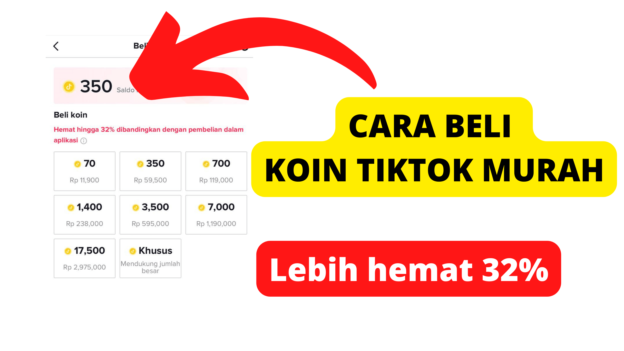 Cara Beli Koin TikTok Murah