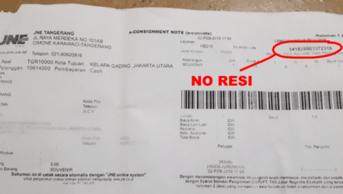 Apa Itu Nomor Resi