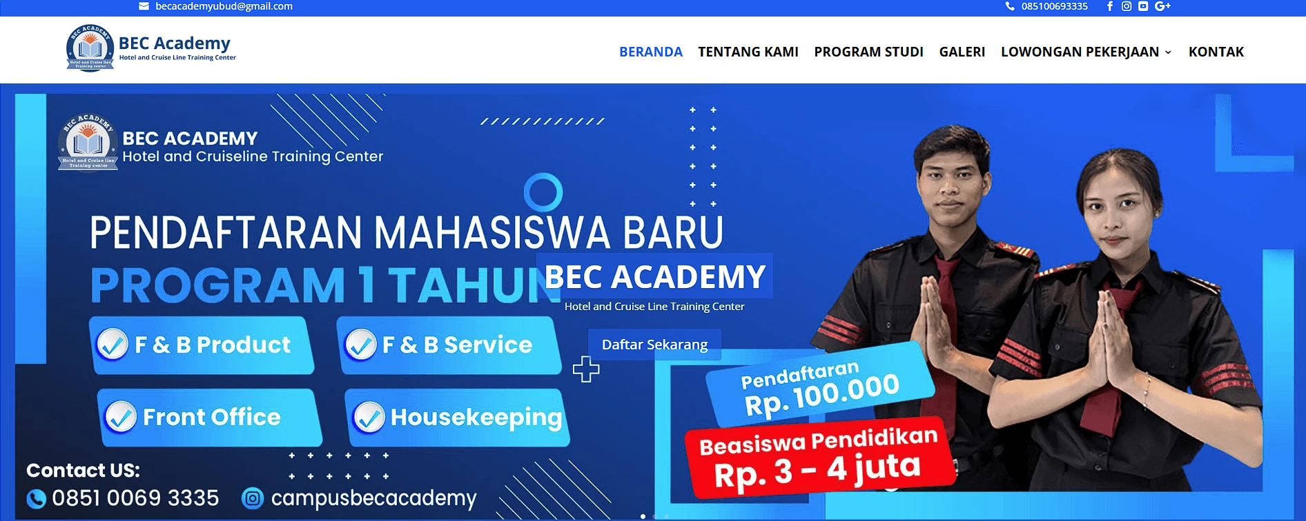 bec academy bali