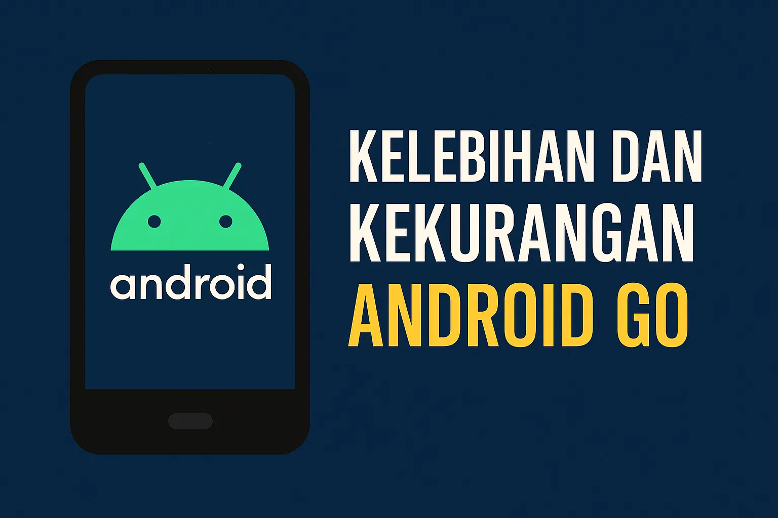Kelebihan dan kekurangan Android Go