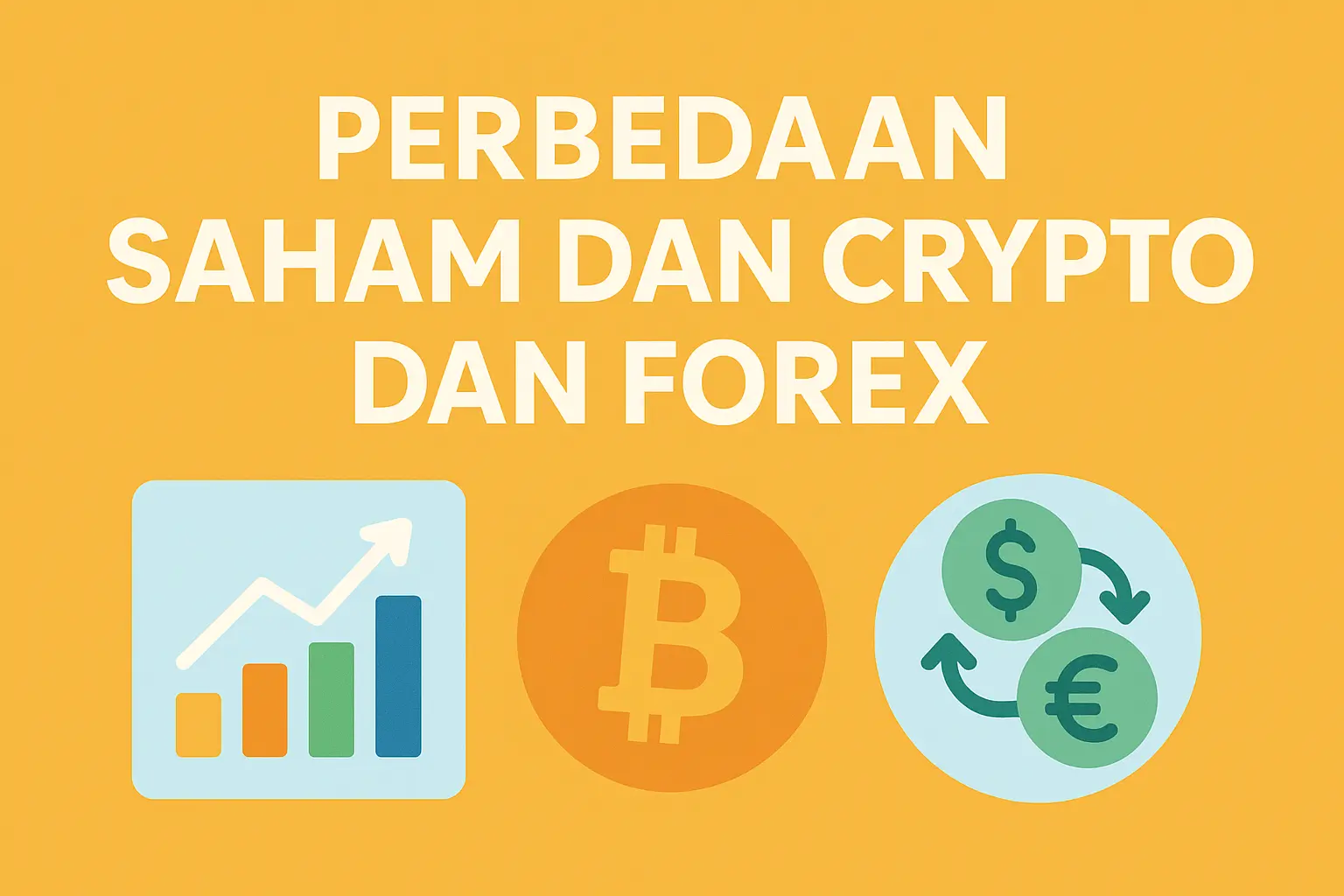 Perbedaan Saham dan Crypto dan Forex